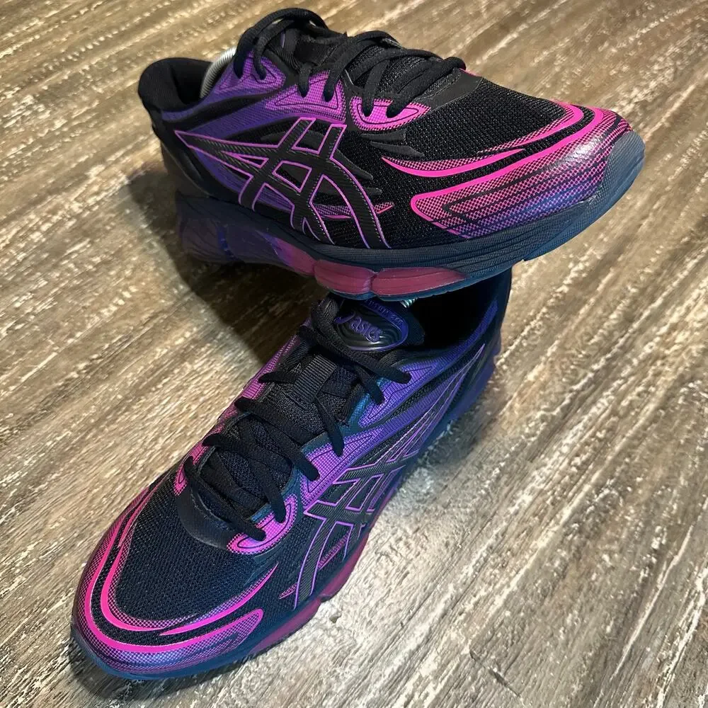 ASICS Gel Quantum 360 8 ‘Black Pink Glo’ Running Sneakers Men’s Size 10.5